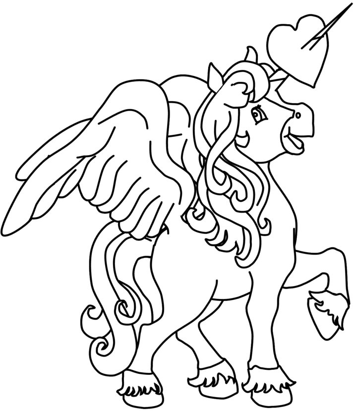 baby animal coloring pages unicorns - photo #29